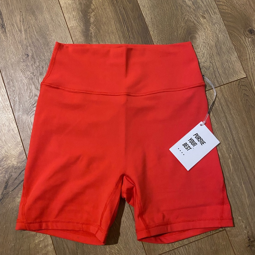 ACTA Inlux 5” Cycle Shorts - Flame Red Size Small